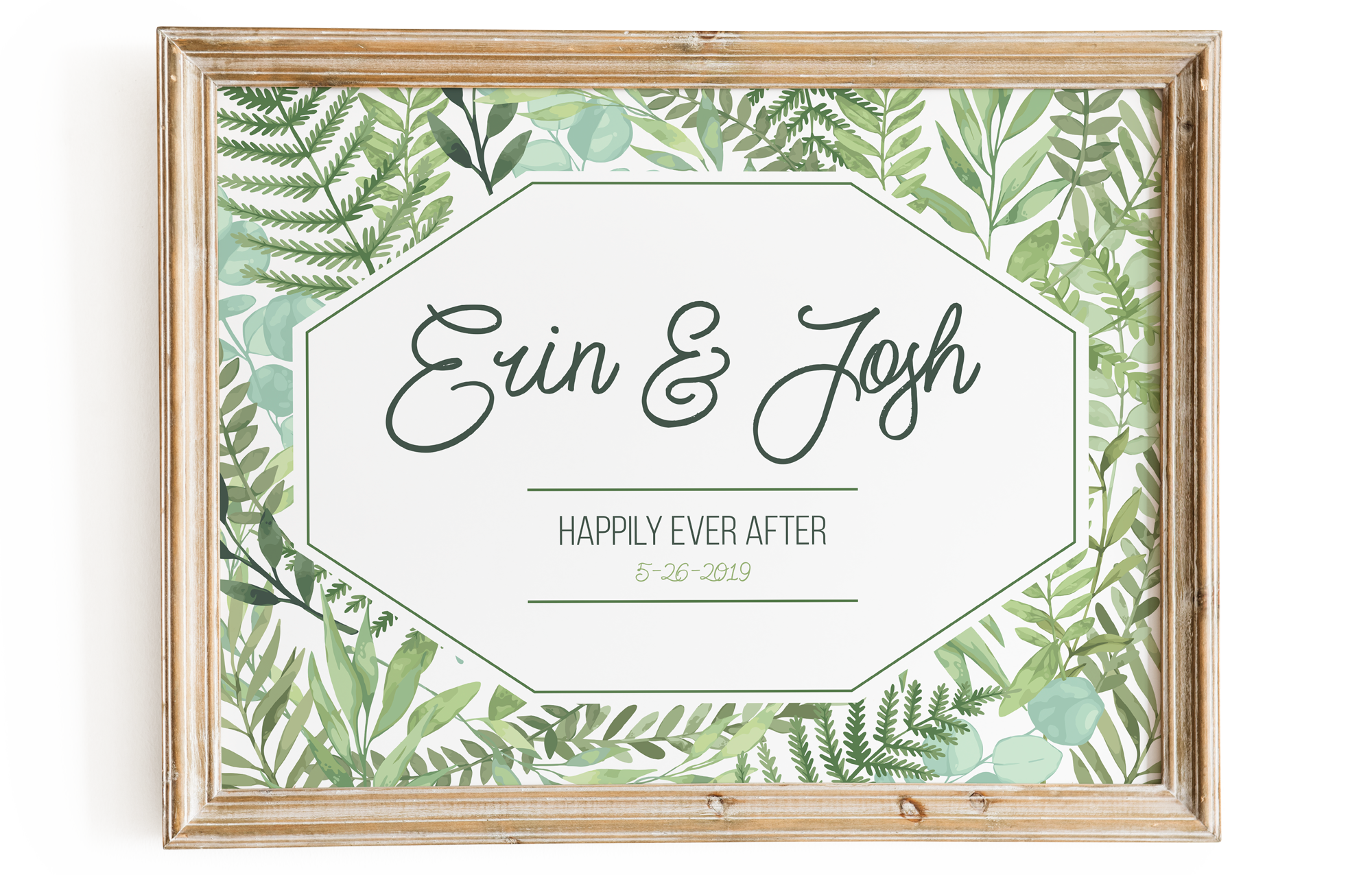Personalized wedding sign gift