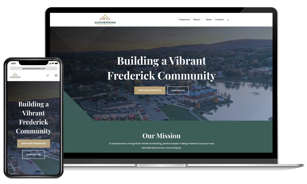 Ausherman Properties website