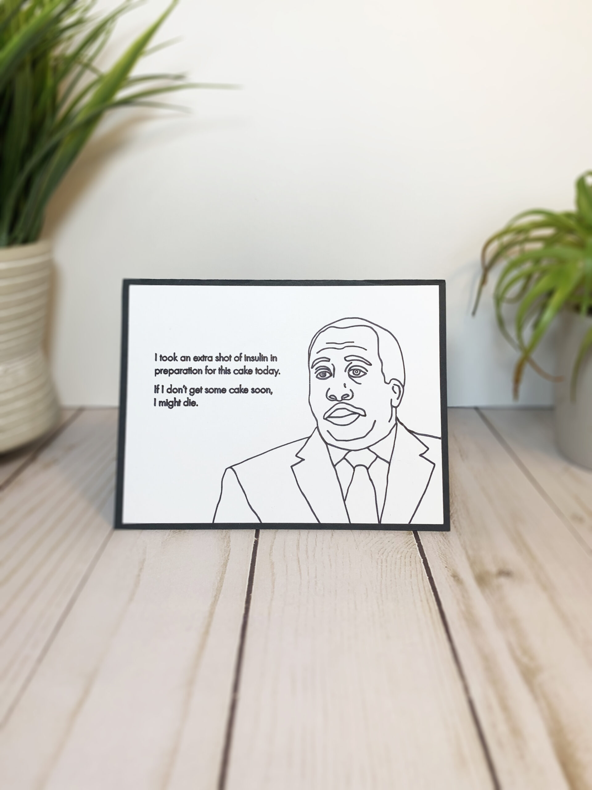Stanley The Office Birthday Handmade Greeting Card | Chelsea Solutions