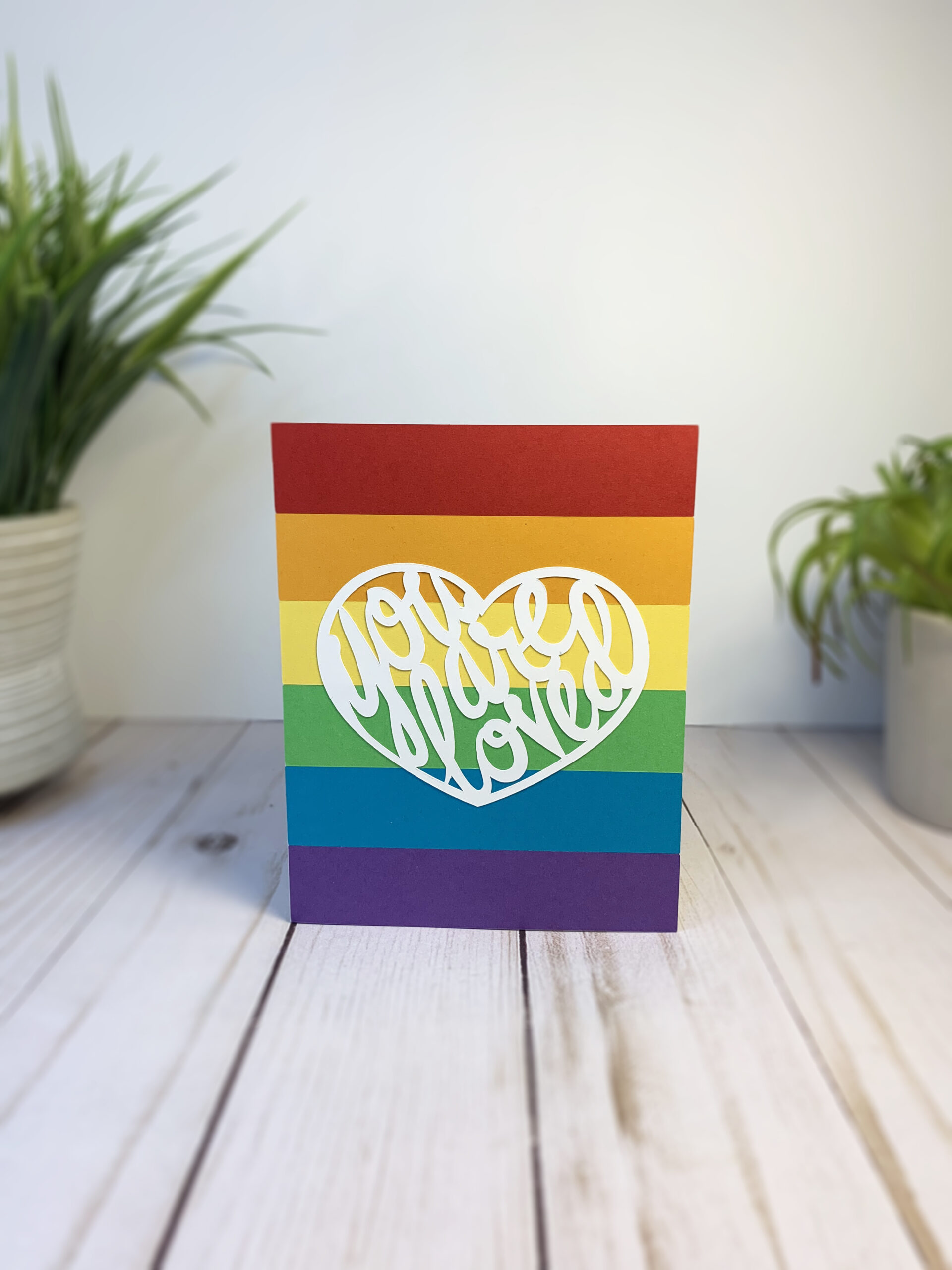You are loved handmade card | Chelsea Solutions